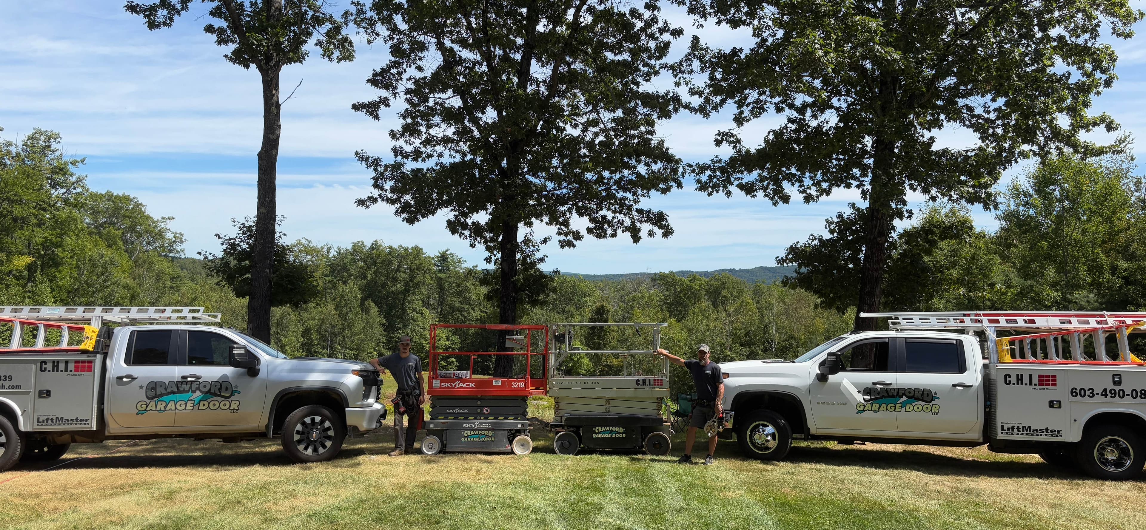 Crawford Door service trucks