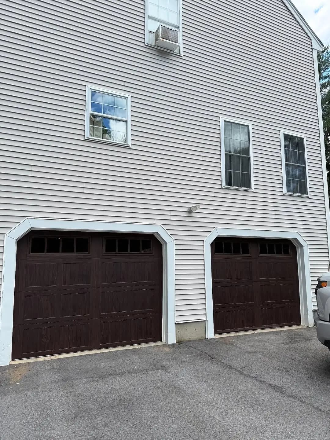 Garage door installation